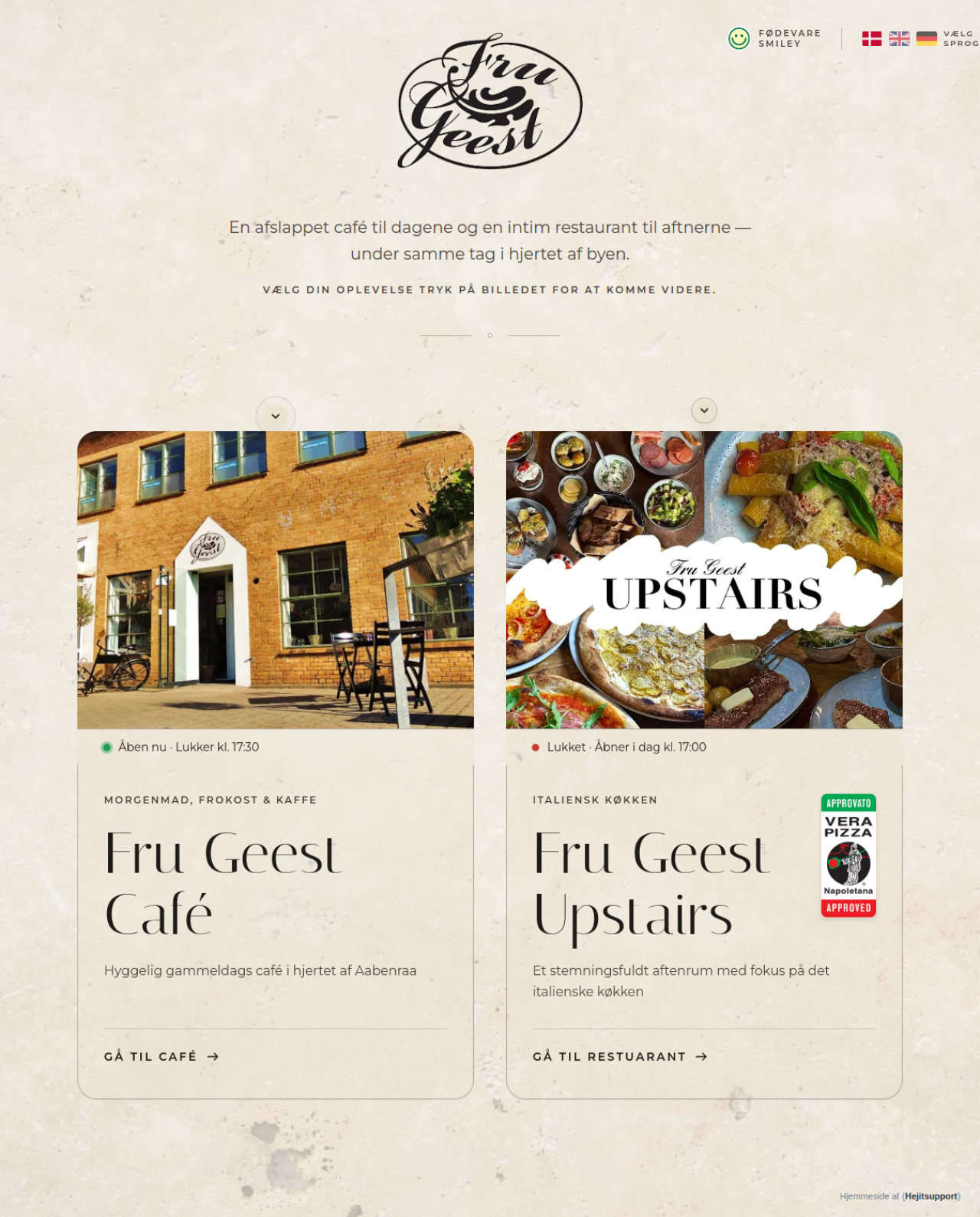 Fru geest & Fru geest upstairs